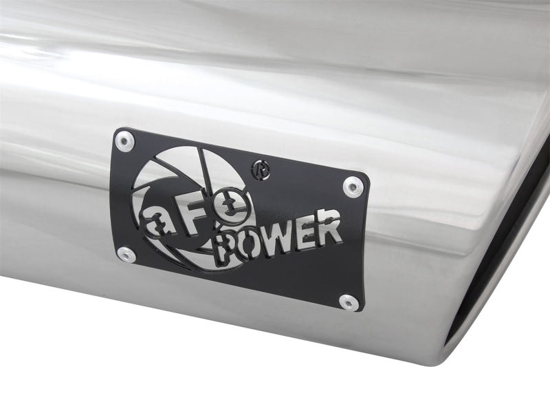 Load image into Gallery viewer, aFe Diesel Exhaust Tip Bolt On Polished 4in Inlet x 6in Outlet x 15in Long
