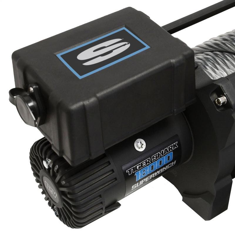 Load image into Gallery viewer, Superwinch 18000 LBS 12V DC Wire Rope Tiger Shark Winch

