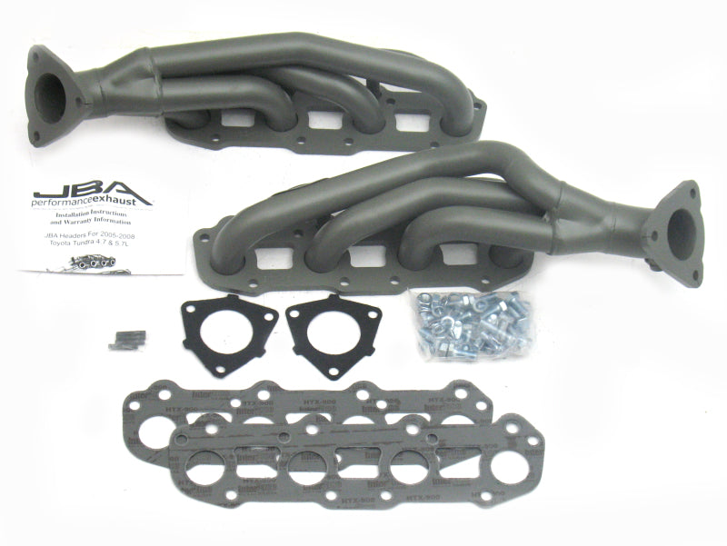 Load image into Gallery viewer, JBA 05-07 Toyota 4.7L V8 1-1/2in Primary Ti Ctd Cat4Ward Header
