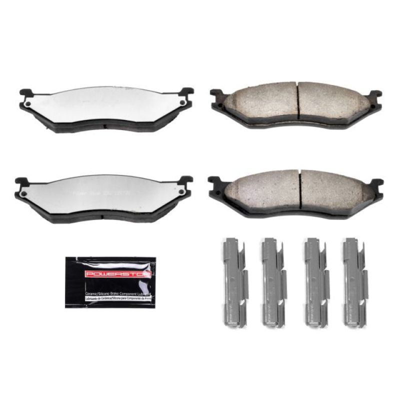 Load image into Gallery viewer, Power Stop 2002 Ford E-550 Super Duty Front or Rear Z36 Truck &amp; Tow Brake Pads w/Hardware
