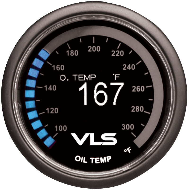 Load image into Gallery viewer, Revel VLS 52mm 100-300 Deg F Digital OLED Oil Temperature Gauge
